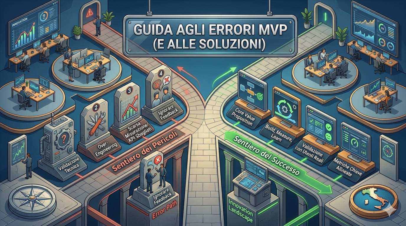 Errori comuni nello sviluppo di un MVP (e come evitarli)