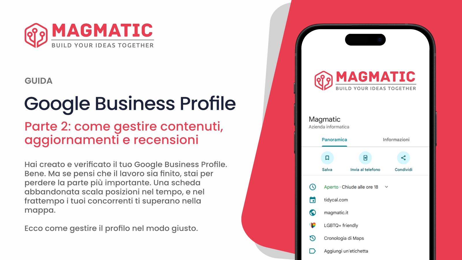 Google Business Profile: come gestire contenuti, aggiornamenti e recensioni