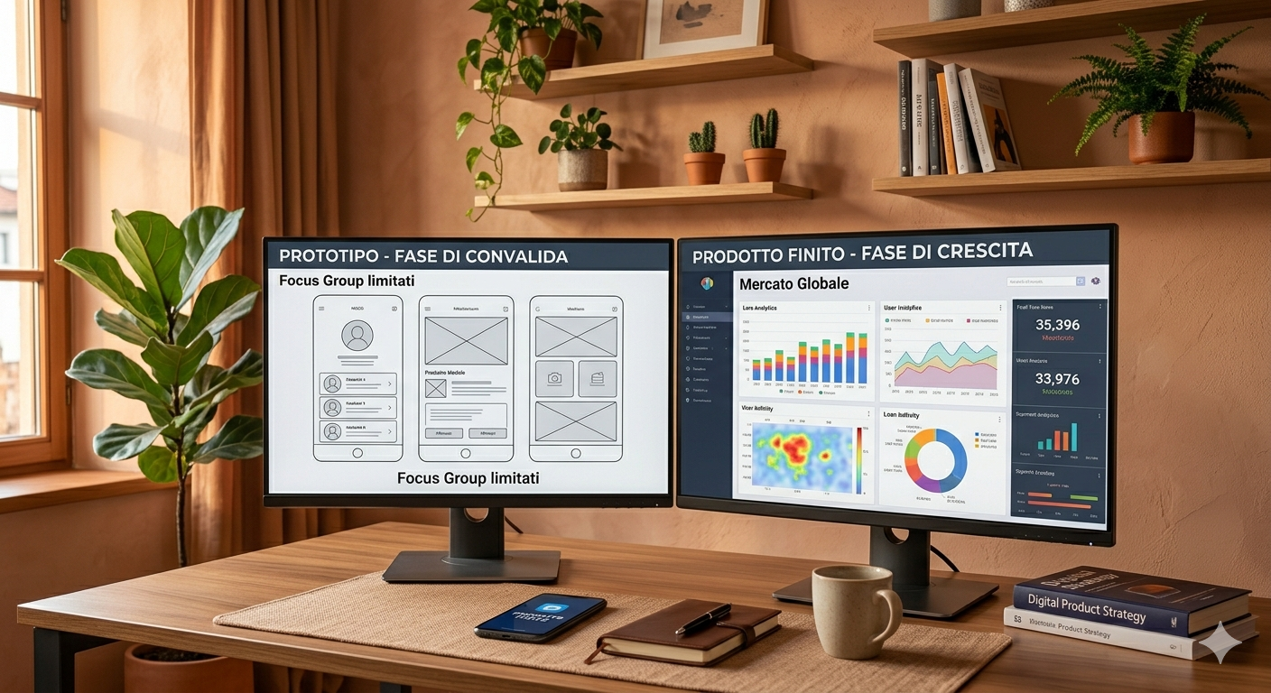 MVP vs prototipo vs prodotto finito: le differenze che contano