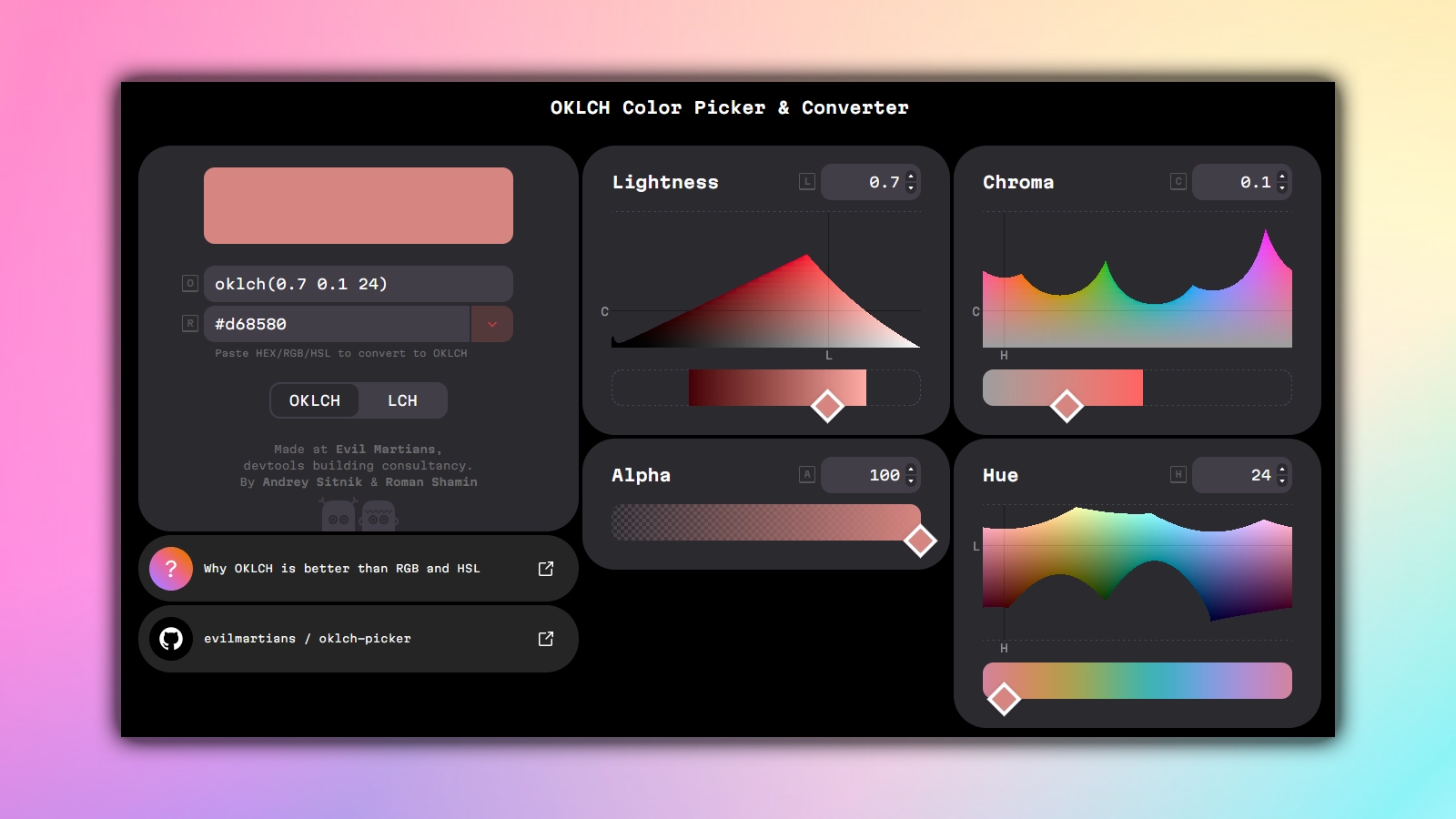 OKLCH: Il futuro della gestione dei colori nel Web Development
