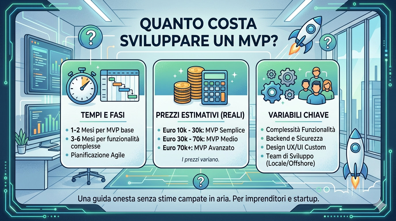 Quanto costa sviluppare un MVP? Prezzi, tempi e variabili
